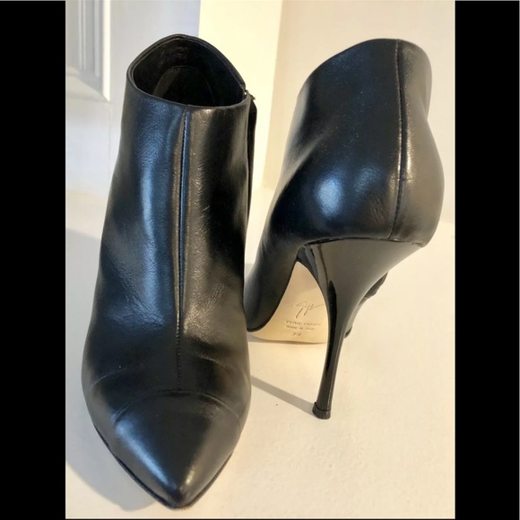 SOLD! Giuseppe Zanotti Leather Ankle Boots US 8-8.5 Eu39 - Picture 3 of 11